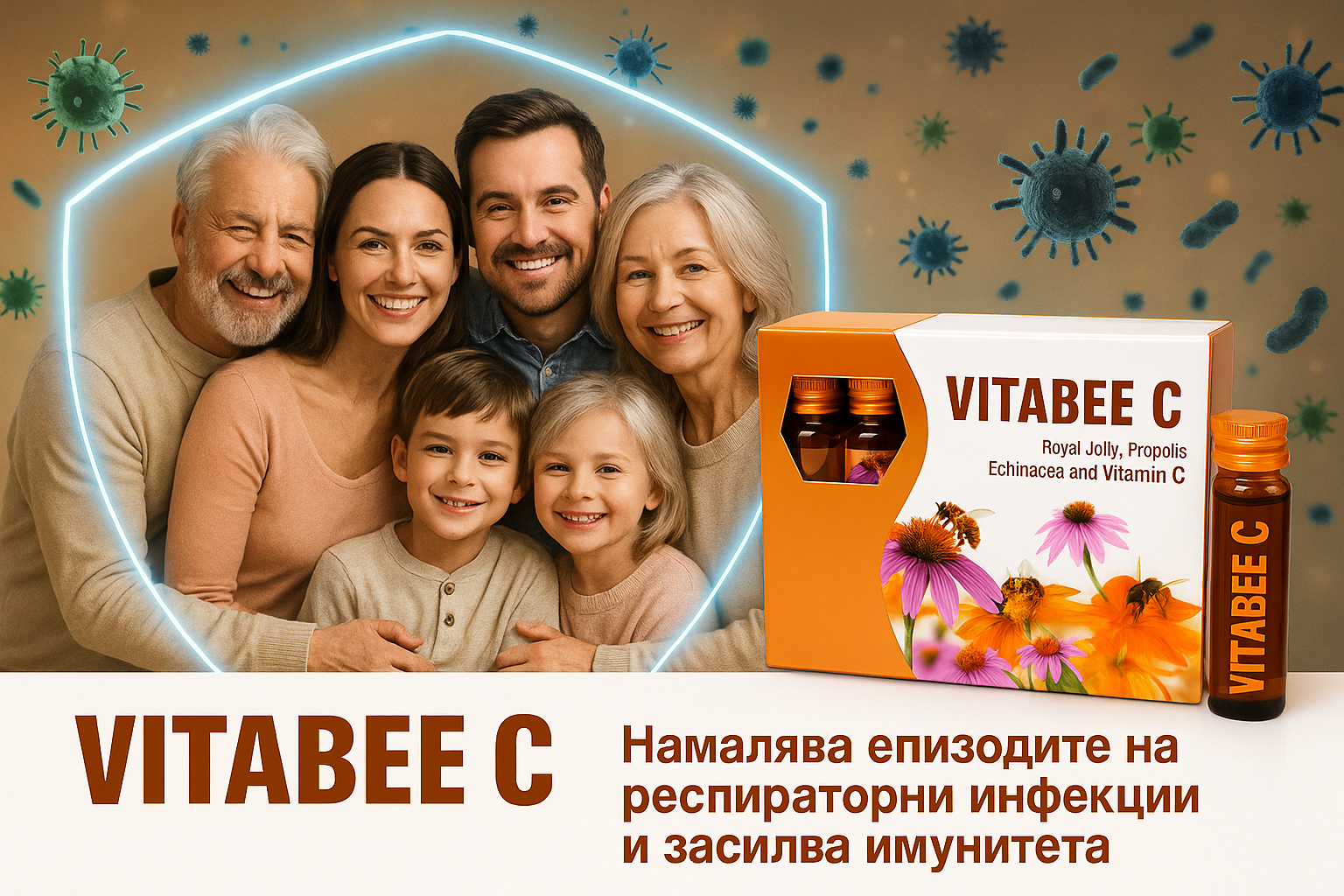 VITABEE C – Прополис, Витамин С и Ехинацея - VitaSanus.bg